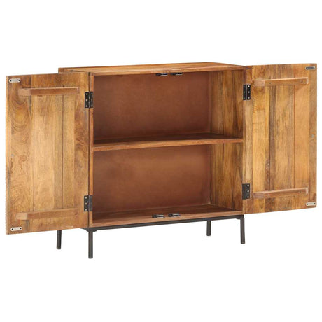 Vidaxl dressoir 75x30x75 cm massief mangohout