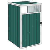 VidaXL waste baking storage 72x81x121 cm steel green