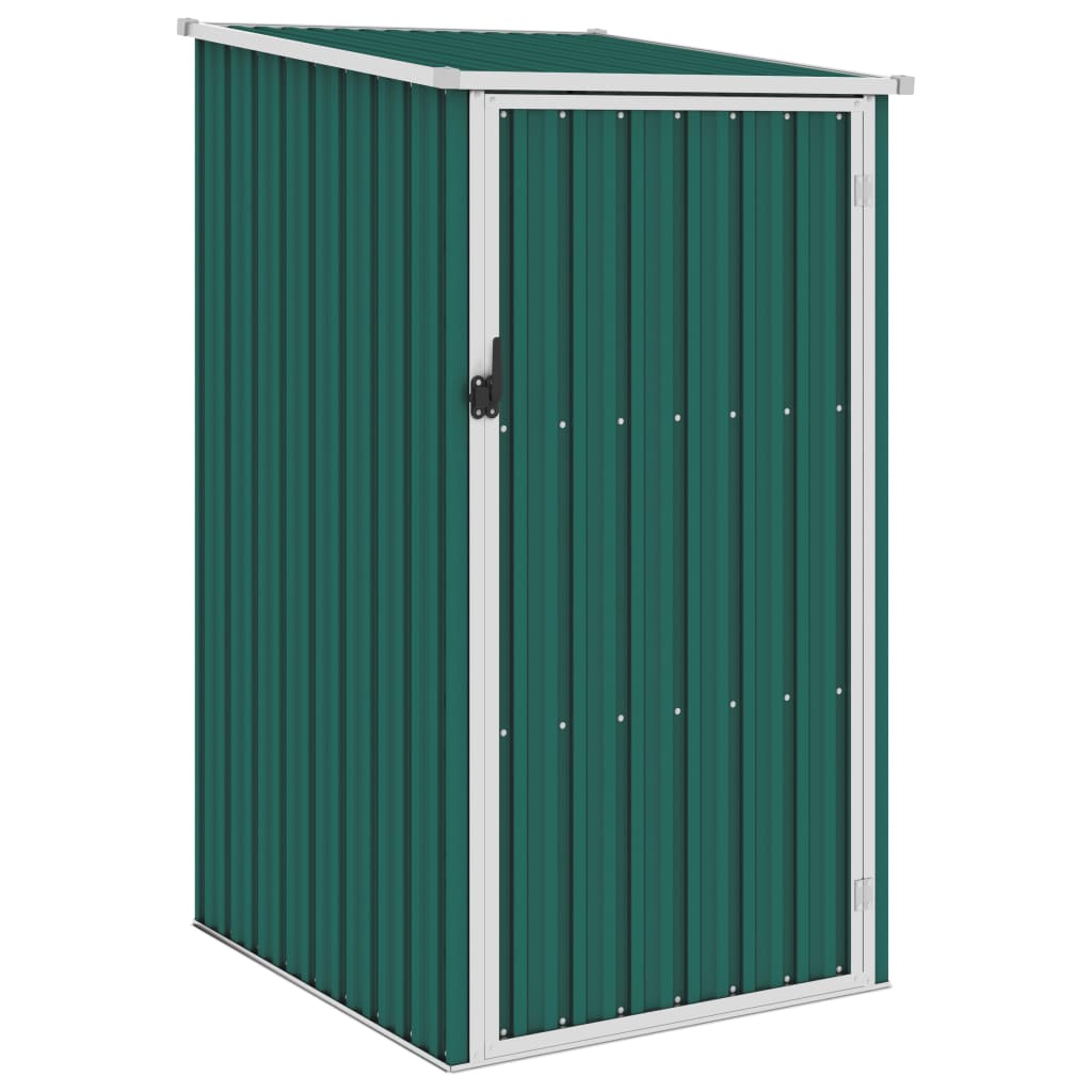 Vidaxl jardin hangar 87x98x159 cm en acier galvanisé vert