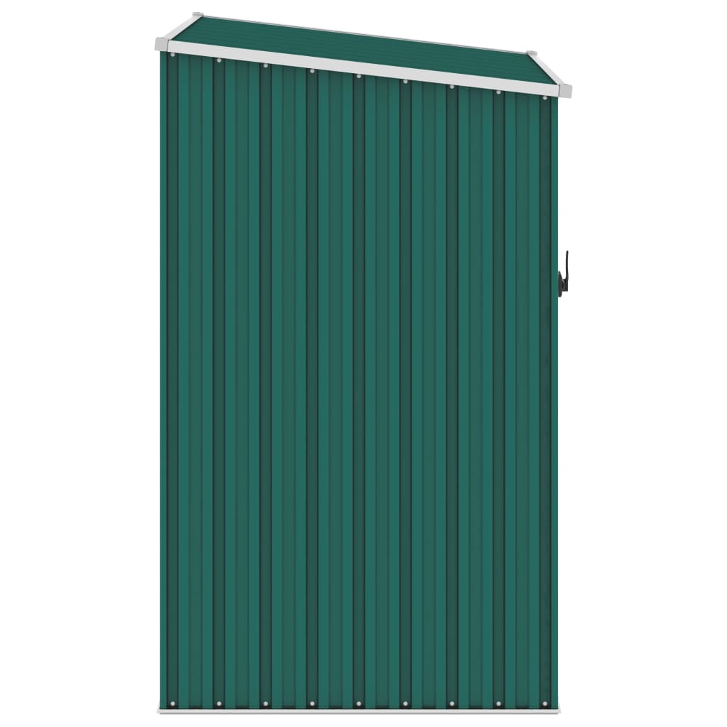 Vidaxl jardin hangar 87x98x159 cm en acier galvanisé vert