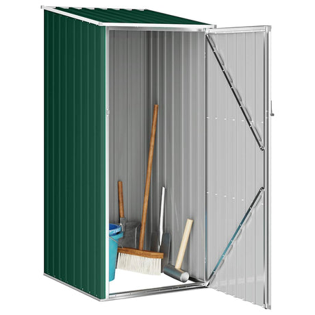 Vidaxl tuinschuur 87x98x159 cm gegalvaniseerd staal groen