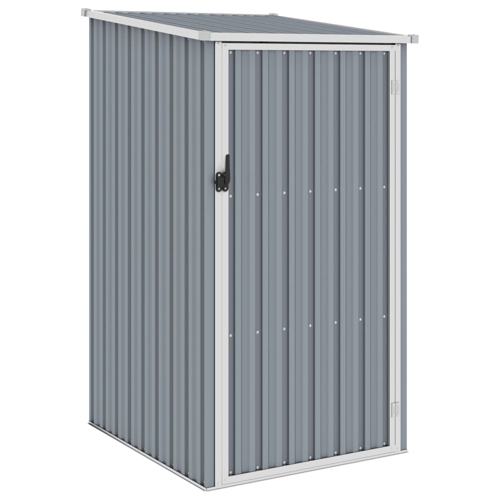 Vidaxl Garden Shed 87x98x159 cm ocynkowana stalowa szarość