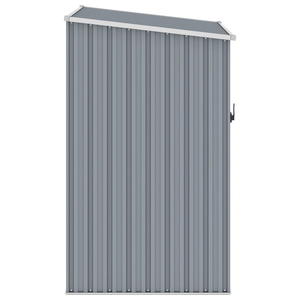 Vidaxl jardin hangar 87x98x159 cm gris en acier galvanisé