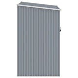 Vidaxl jardin hangar 87x98x159 cm gris en acier galvanisé