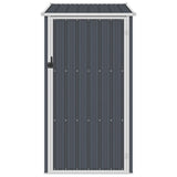 Vidaxl Garden Shed 87x98x159 cm de acero galvanizado antracita