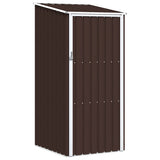 Vidaxl tuinschuur 87x98x159 cm gegalvaniseerd staal bruin