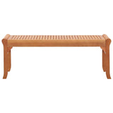 Vidaxl tuinbank 2-zits 120 cm massief eucalyptushout