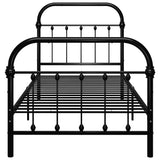 Vidaxl bedframe metaal zwart 90x200 cm