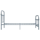 Vidaxl bedframe metaal grijs 90x200 cm