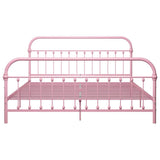 Vidaxl bedframe metaal roze 180x200 cm