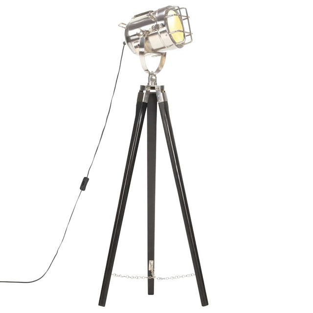Vidaxl vloerlamp driepoot 97 cm massief mangohout zwart