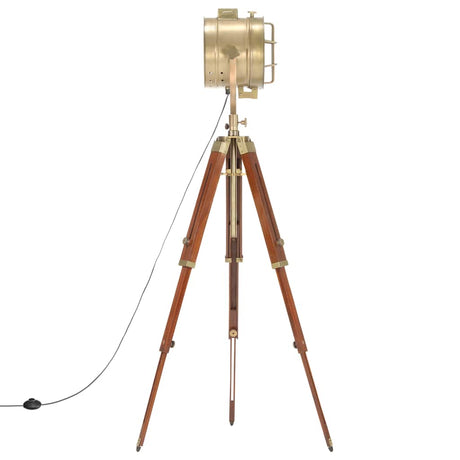 Vidaxl vloerlamp driepoot 165 cm massief mangohout