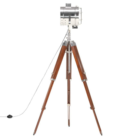 Vidaxl vloerlamp driepoot 165 cm massief mangohout
