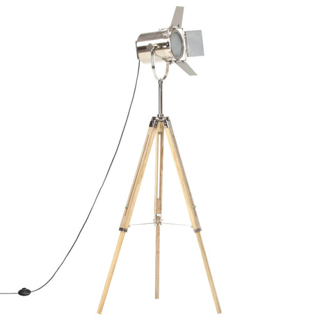 Vidaxl vloerlamp driepoot 140 cm massief mangohout