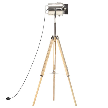 Vidaxl vloerlamp driepoot 140 cm massief mangohout