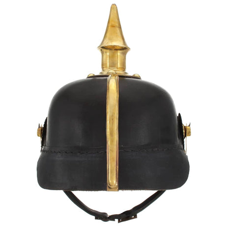 Vidaxl pickelhaube germaans replica larp staal zwart