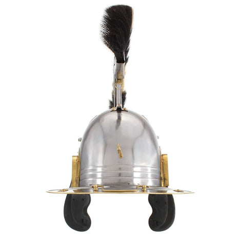 Vidaxl soldatenhelm romeins replica larp staal zilverkleurig