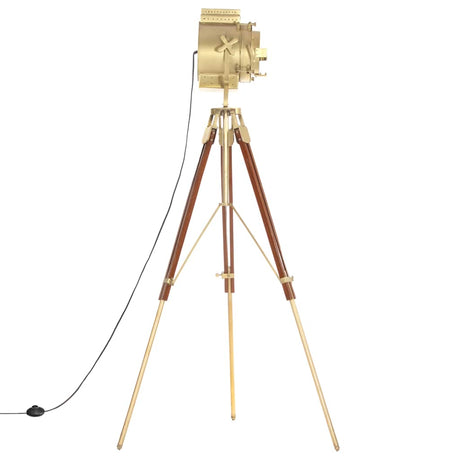 Vidaxl vloerlamp driepoot 193 cm massief mangohout