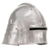 Vidaxl Ridderhelm Medieval Replica Larp Steel Srebrny kolor