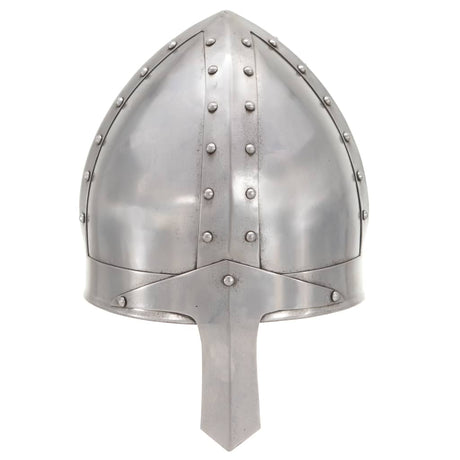 Vidaxl ridderhelm middeleeuws replica larp staal zilverkleurig