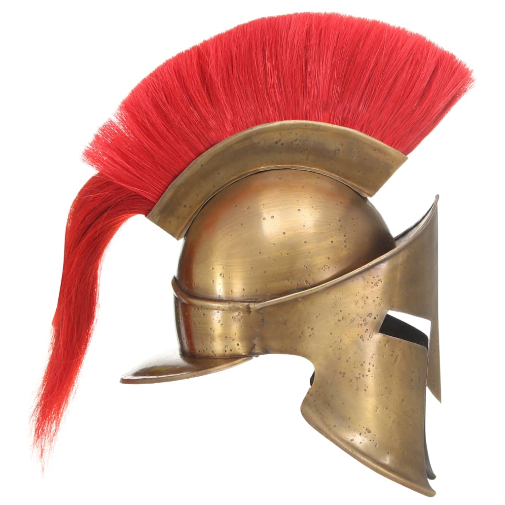 Vidaxl Soldatenhelm Greek Replica Larp Steel Brass -Colorado