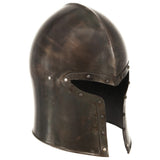 Vidaxl Ridderhelm Medieval Replica Larp Steel Silver colored