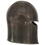 Vidaxl Ridderhelm Medieval Replica Larp Steel Silver colored