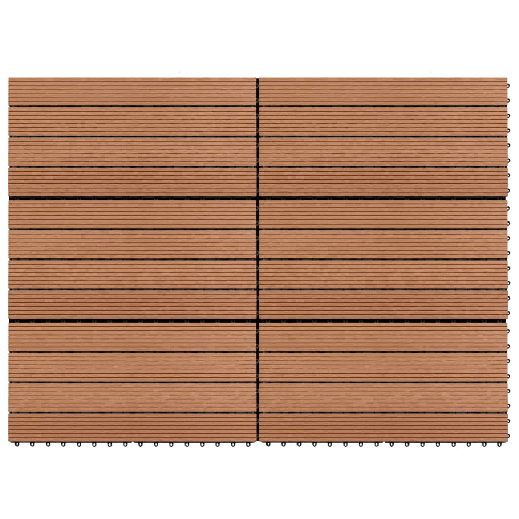 BIDAXL TILES 6 st 1m² 60x30 cm HKC Brown