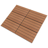 BIDAXL TILES 6 st 1m² 60x30 cm HKC Brown