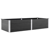 Vidaxl Planter zvedl 250x100x54 cm HKC šedá