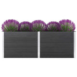 VidaXL Planter raised 250x100x91 cm HKC Gray