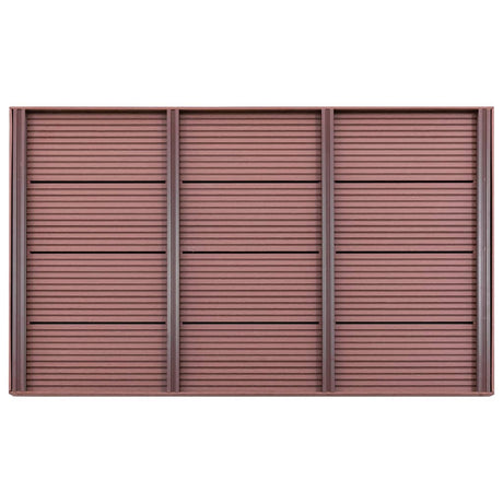 Vidaxl vloerelement voor solardouche 101x63x5,5 cm hkc bruin