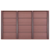 Vidaxl Buedem Element fir Solardoouche 101x63x5,5 cm hkc Brown