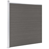 Vidaxl schutting 175x186 cm hkc grijs