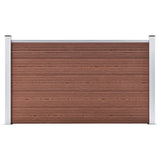 Vidaxl schutting 180x105 cm hkc bruin