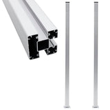 Vidaxl fence Posts 2 St 185 cm Aluminium