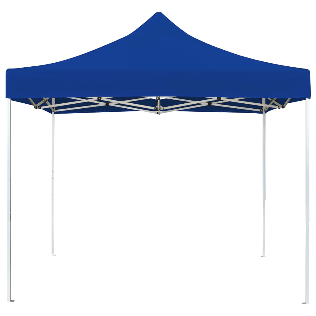 Vidaxl Partytent professionell faltbar 2x2 m Aluminiumblau