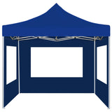 Vidaxl Partytent Foldable with walls 2x2 m aluminum blue