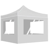 Vidaxl PartyTent sammenleggbar med vegger 2x2 m aluminium hvit