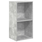 Vidaxl boekenkast met 2 schappen 40x30x76,5 cm bewerkt hout betongrijs