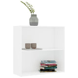 Vidaxl boekenkast 80x30x76,5 cm bewerkt hout wit