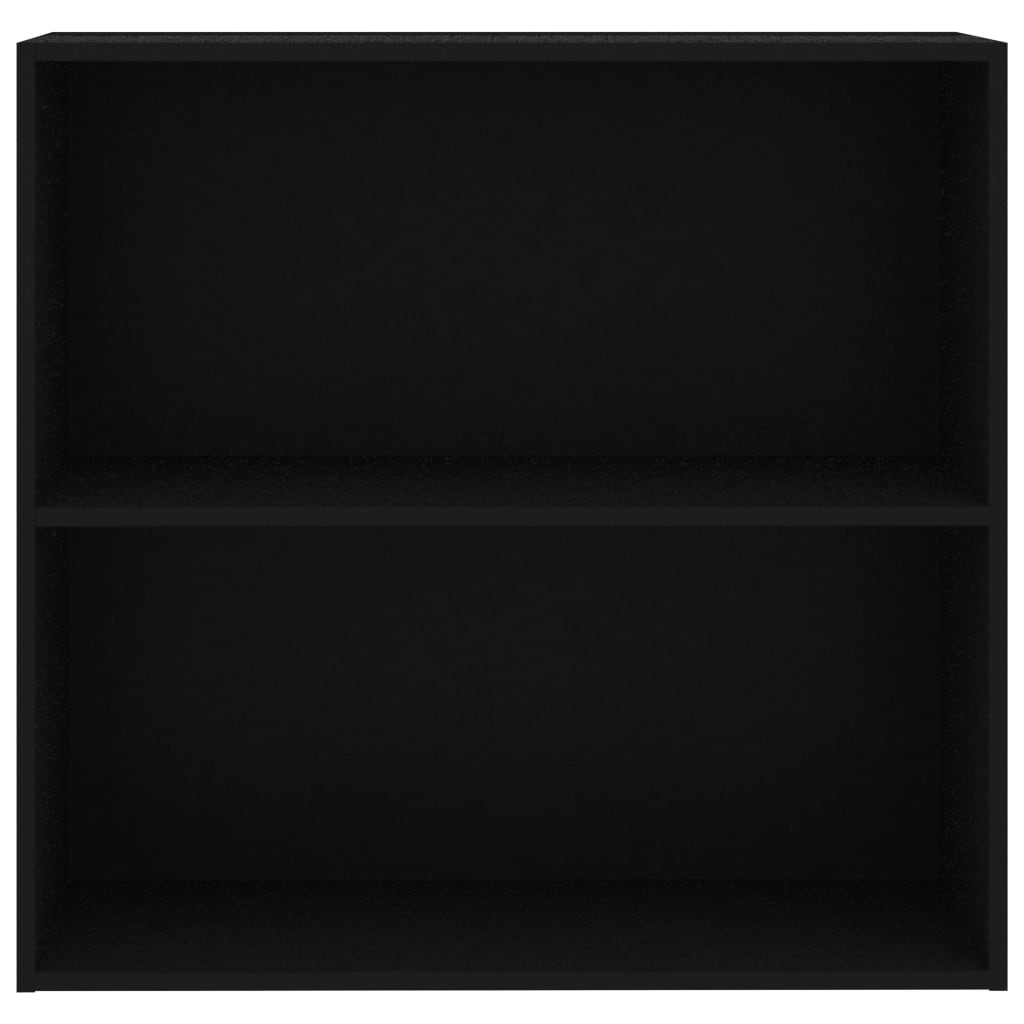 Vidaxl boekenkast 80x30x76,5 cm bewerkt hout zwart