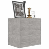 Vidaxl nachtkastje 40x30x40 cm bewerkt hout betongrijs
