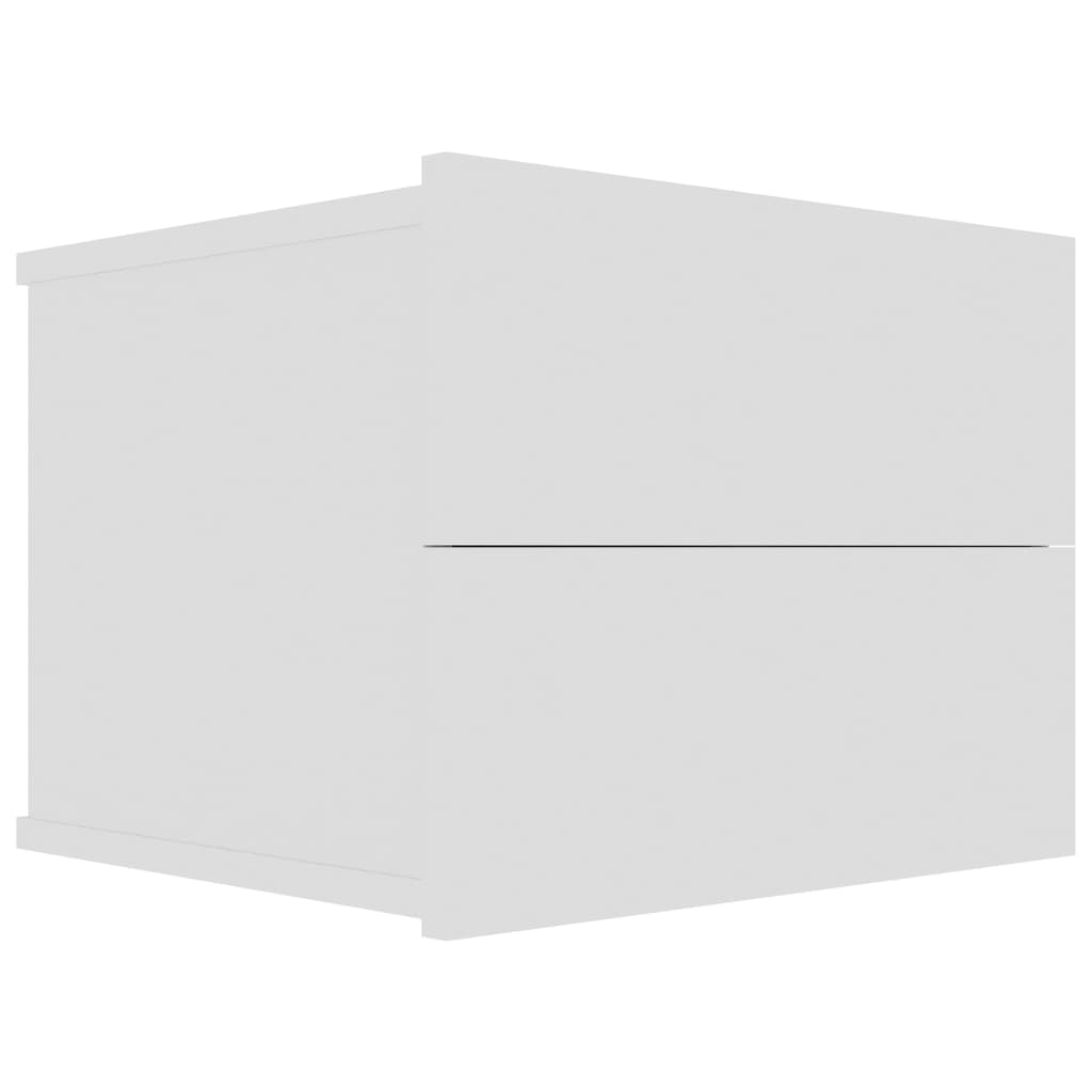Vidaxl nachtkastjes 2 st 40x30x30 cm bewerkt hout wit