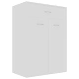 Vidaxl schoenenkast 60x35x84 cm bewerkt hout wit