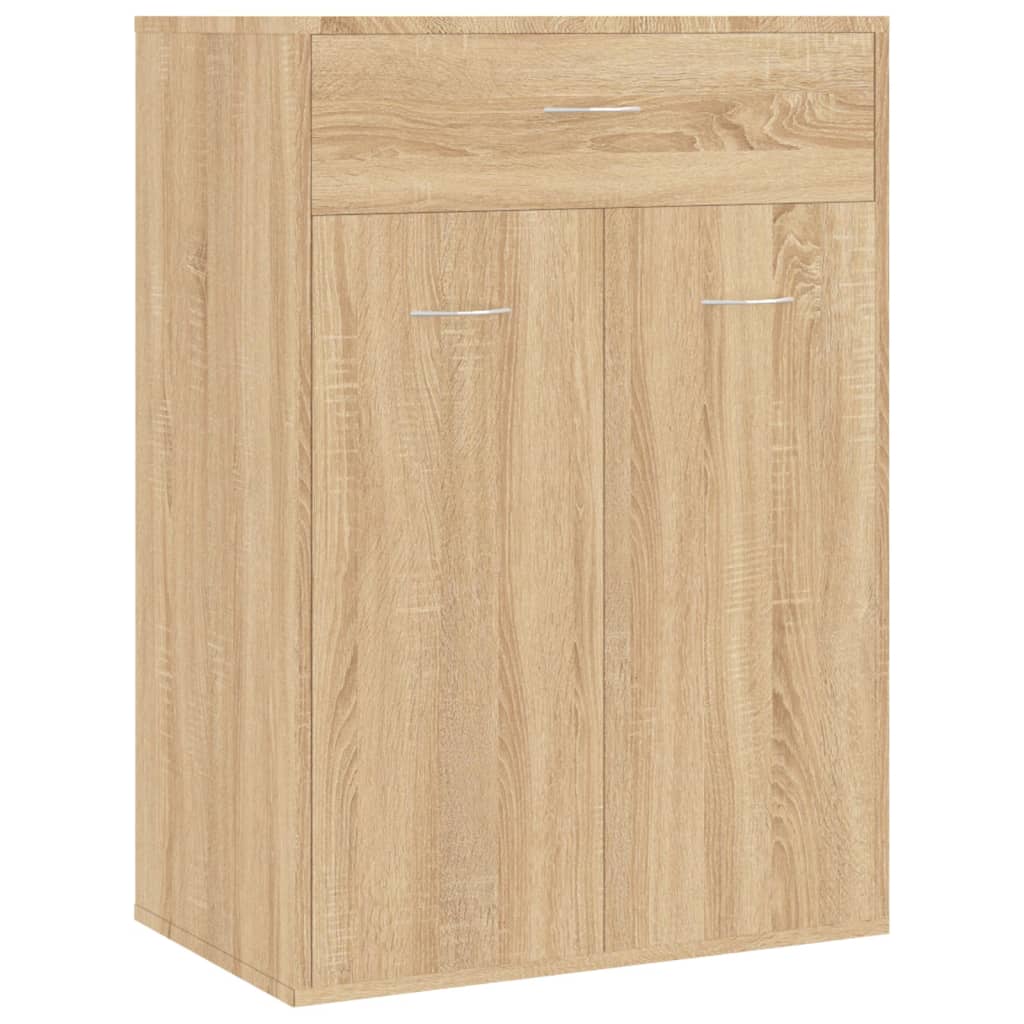 Vidaxl Schong Cabinet 60333x84 cm Propertéiert Holz Sonoma Oak faarweg