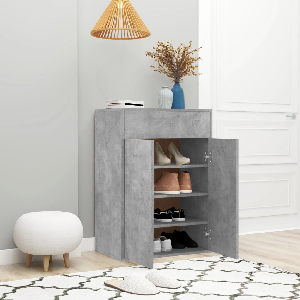 Vidaxl Schong Cabinet 60x3x84 cm verännert Holzkonkrete Präis