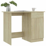 Vidaxl bureau 100x50x76 cm bewerkt hout sonoma eikenkleurig