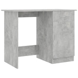 Vidaxl bureau 100x50x76 cm bewerkt hout betongrijs