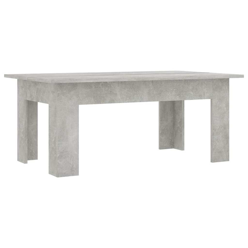 Vidaxl salontafel 100x60x42 cm bewerkt hout betongrijs